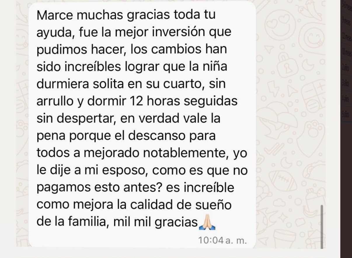 Pantallazo real de WhatsApp sobre dormir 12 horas seguidas